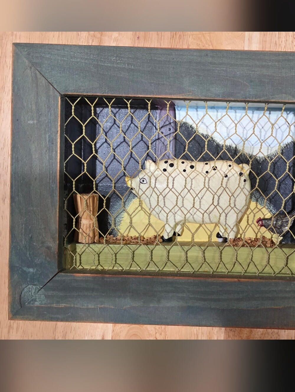 Handcrafted Farmhouse Wooden  Wall Art - Cream